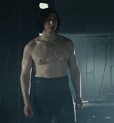 Adam Driver was totally game for Kylo Ren’s shirtless scene 